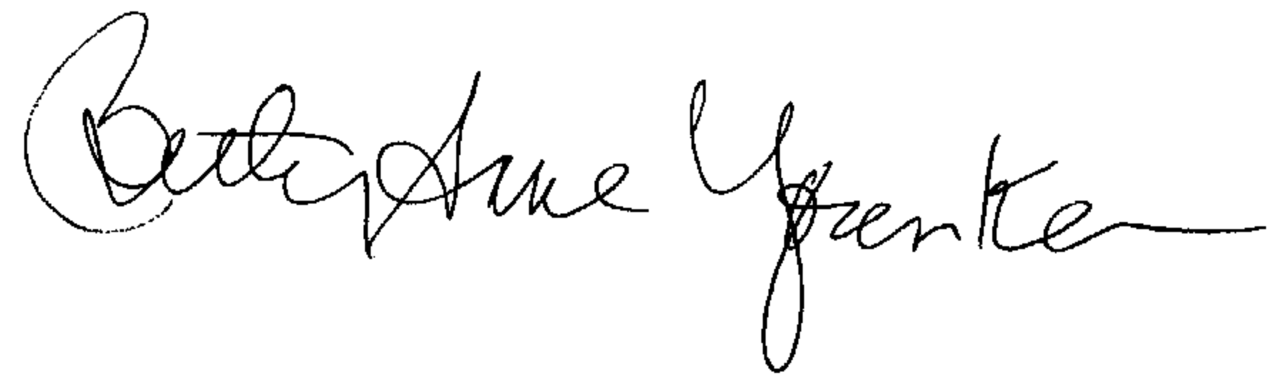 Betty Anne Signature