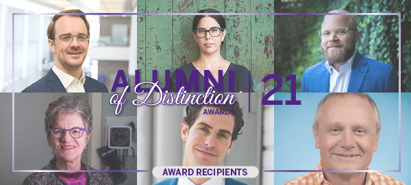 Announcing the 2021 Alumni of Distinction Award recipients