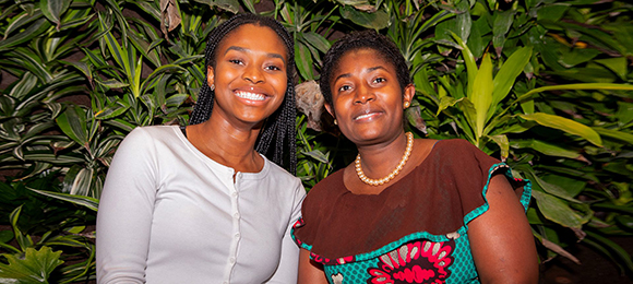 third-year psychology student and Black Students’ Association member Olateju Julianah Obisesan was matched with mentor Yvonne Asare-Bediako, the City of London’s Black community liaison advisor